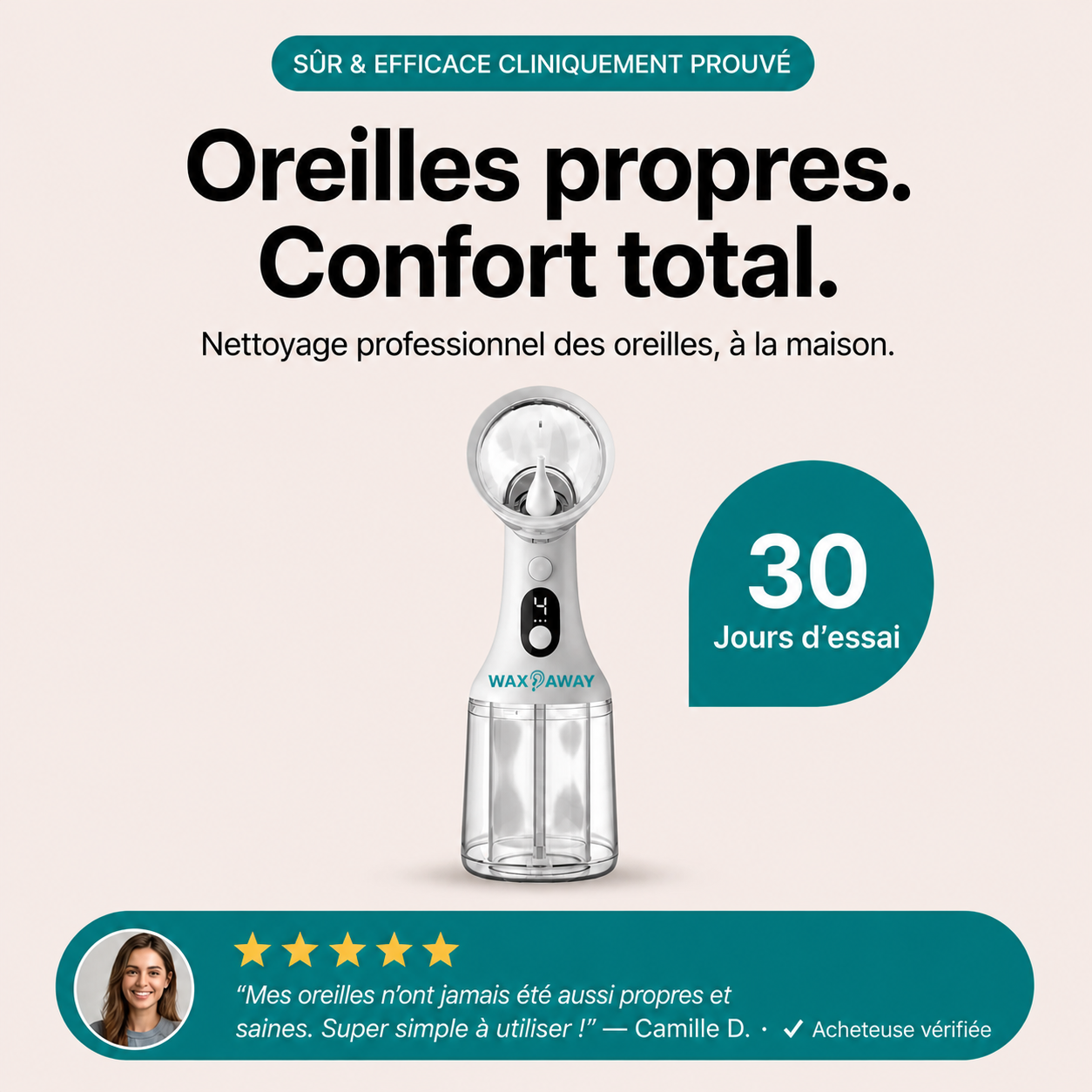 Nettoyeur d’oreilles électrique™