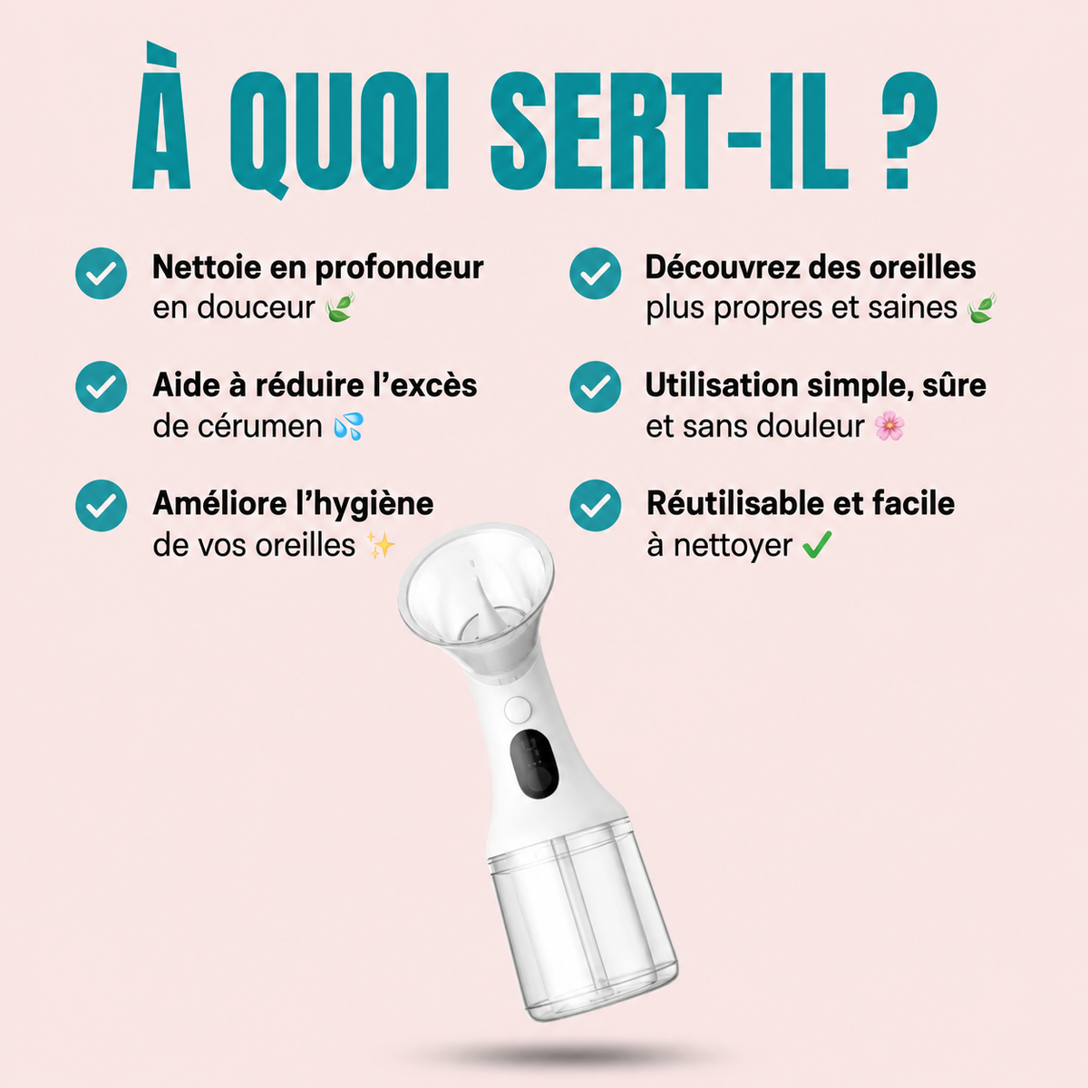 Nettoyeur d’oreilles électrique™